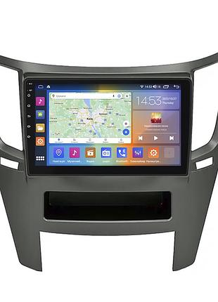 Штатна магнітола lesko для subaru outback iv рестайлінг 2012-2014 екран 9" 2/32gb carplay 4g wi-fi gps prime