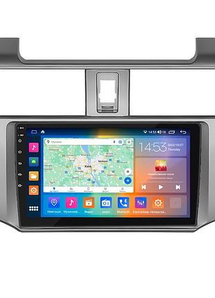 Штатная магнитола lesko для toyota 4runner v 2009-2013 экран 9" 2/32gb carplay 4g wi-fi gps prime