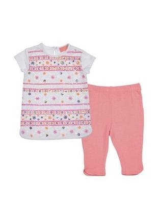 090.74958.033 костюм: футболка + леггинсы для девочки chicco 116,122 см малиновый