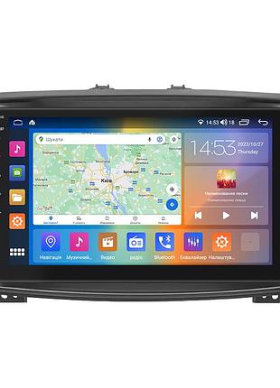Штатна магнітола lesko для toyota land cruiser 100 series рестайлінг 2 2005-2007 екран 10" 2/32gb carplay 4g wi-fi gps prime