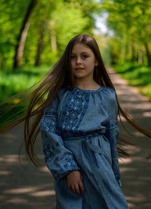 Платье вышиванка для девочки 8