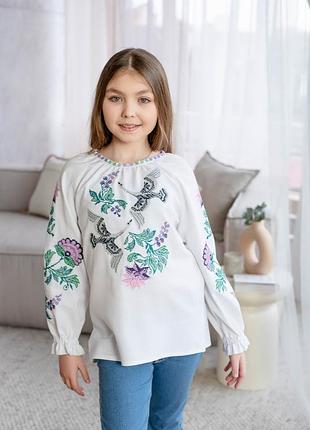 Блуза вишиванка дитяча для дівчинки
