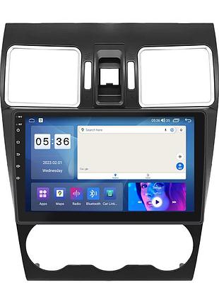 Штатна магнітола lesko для subaru xv i рестайлінг 2015-2017 екран 9" 2/32 gb carplay 4g wi-fi gps prime