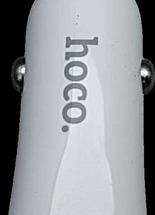 Заряднее устройство азу 2usb hoco z12 white + usb cable iphone 6 (2.4a)