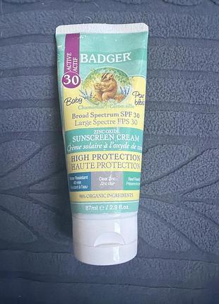 Badger sun захисний крем для немовлят spf 30 (87 мл)