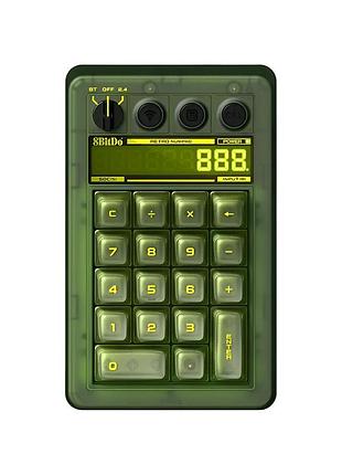 Механічна цифрова клавіатура 8bitdo retro 18 з комбінованим підключенням, дисплеєм, калькулятором - xbox edition