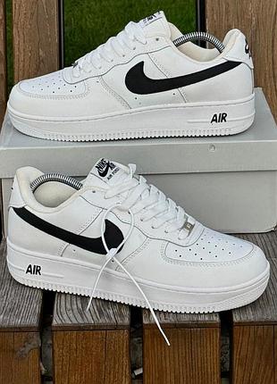 Кроссовки мужские nike air force (белые) кожаные летние демисезонные весна-лето-осень кожа размер 41-46 новые 1156-2