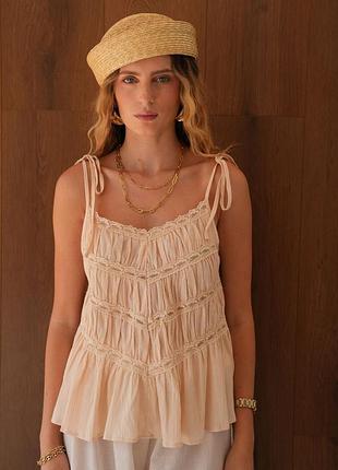 Топ шифоновий zara