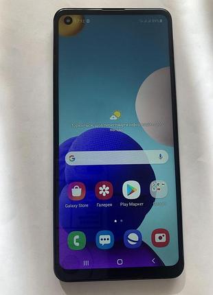 Смартфон samsung galaxy a21s a217f black 3/32, 2020р