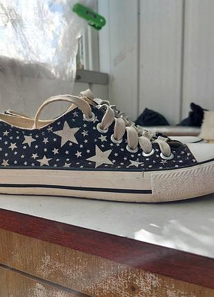 Кеди в зірочку кеды в звёзды 39 розмір конверси конверсы converse