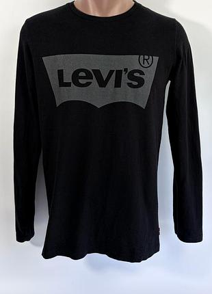 Чоловічий підлітковий лонгслів levi's (оригінал) футболка з довгим рукавом