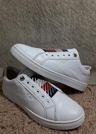 Шкіряні кросівки tommy hilfiger, 36,5 розмір