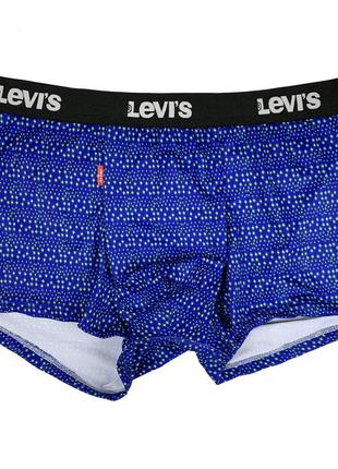 Чоловічі труси levis преміум якості, колір синій в зірочку, різні розміри в наявності