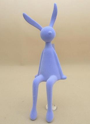 🐰 пасхальный декоративный кролик 56 см — стильная фигурка для декора, фотозон и праздничных композиций