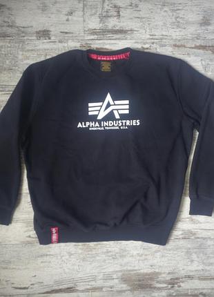 Свитшот alpha industries xxl.