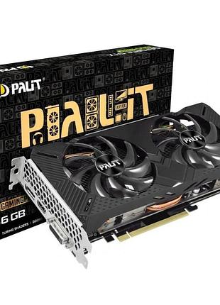 Відеокарта palit gtx 1660 6gb super gamingpro (gddr6, 192 bit, pci-e 3.0 x16)