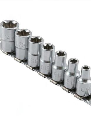 Набір головок torx 1/2" e10-e24 9 од. gaag0901 toptul