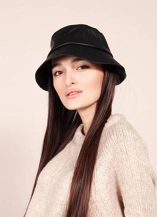 Панама из экокожи