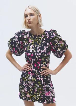 Сукня, плаття в квітковий принт h&m