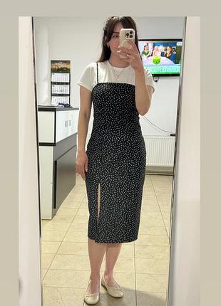 Сукня сарафан в горох