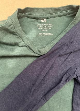 Набір лонгслівів h&m 3