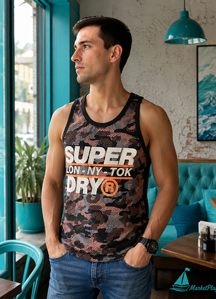 Superdry athletics original майка чоловіча камуфляжна s