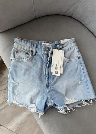Джинсові шорти зара zara