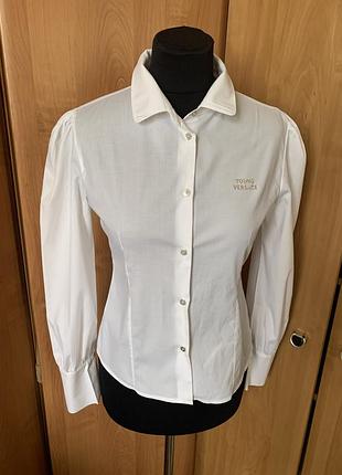 Блуза сорочка на дівчинку на зріст 162 см від versace