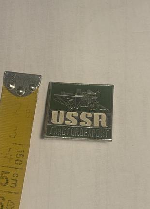 Значок ссср ретро винтаж ussr tractor export пін