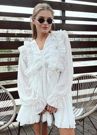 Біла сукня від українського бренду ivina boutique
