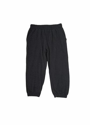 Дитячі штани для дівчинки h&m 92 см чорні (0290)