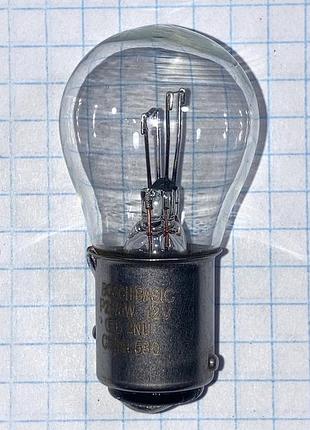 Лампа автомобильная двухконтактная 12v p21/5w bay15d bosch