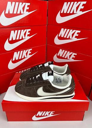 Nike cortez w brown beige