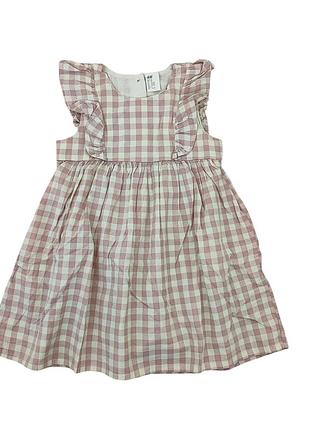 Детское платье для девочки h&m 92 см розовый молочное (250122051)