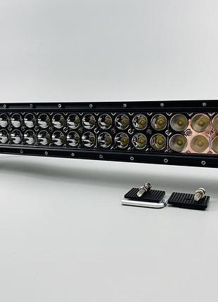 Світлодіодна панель до вантажівки додаткове світло фара led bar прямокутна 120w