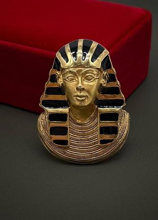 Брошка-кулон від erwin pearl, колекція egyptian revival. сша, 1970-ті роки.