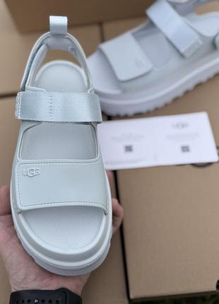 🩷босоніжки ugg goldenglow sandals white & blue / босоножки угги / сандалі угг🩷