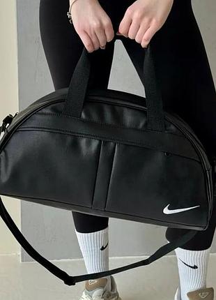 Спортивная кожаная фитнес сумка nike сумка женская в спортзал сумка для тренировок найк