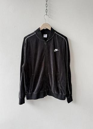 Nike velour jacket кофта куртка