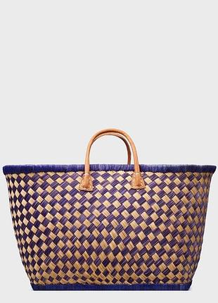 Сумка пляжна le comptoir de la plage voatokana gm one size bleu marine 018 (9501693101063)