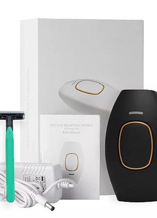 Женский портативный домашний фотоэпилятор для тела ipl hair removal device для всех типов волос black rf-20