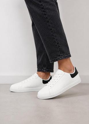 Білі чоловічі кеди кросівки casual екошкіра нові 39-46