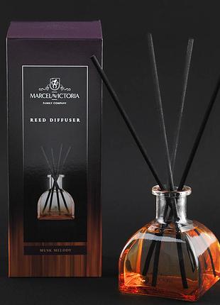 Аромадифузор для дому "royal collection" musk melody (мелодія мускусу) 160мл marcela&victoria
