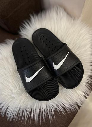 Nike шльопанці чорні, розмір 34, ідеальний стан