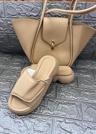 Нові жіночі шльопанці з штучної шкіри fashion