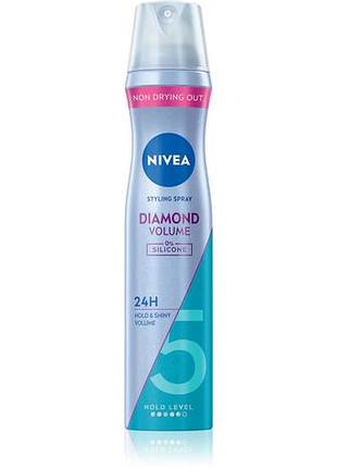 Лак для волосся nivea diamond volume 250мл