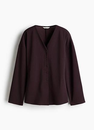 Кофта піджак на р.л h&m бордо 3