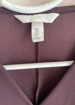 Кофта піджак на р.л h&m бордо 8