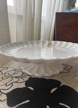 Порцелянова підставка для фруктів ,crown staffordshire та зроблена у великій британії виготовлена ​​для офіцерської їдальні королівського флоту