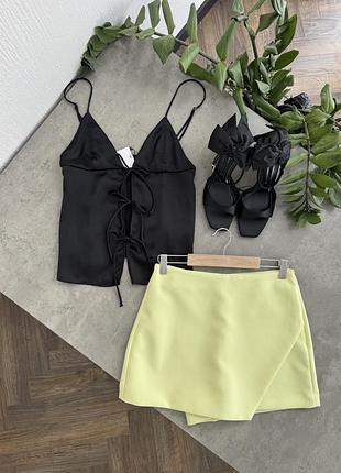 Zara спідниця шорти топ
